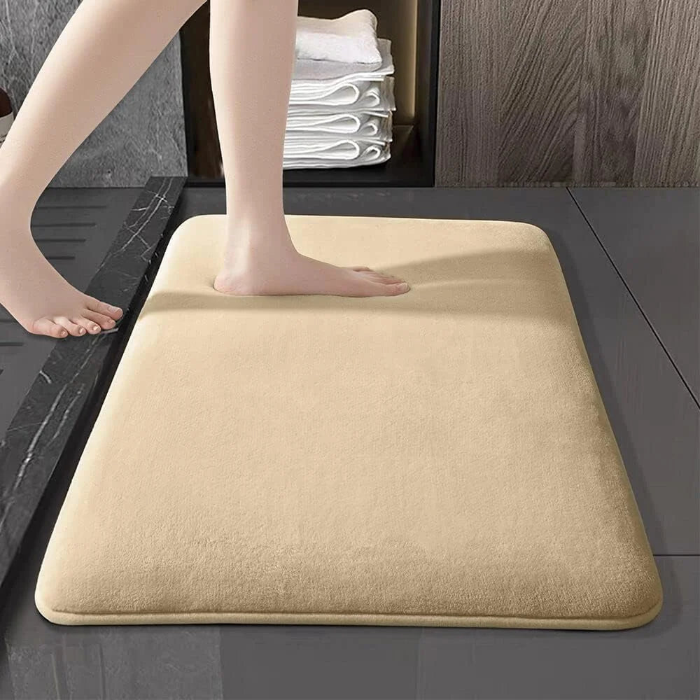 Alfombra super absorbente para baño.