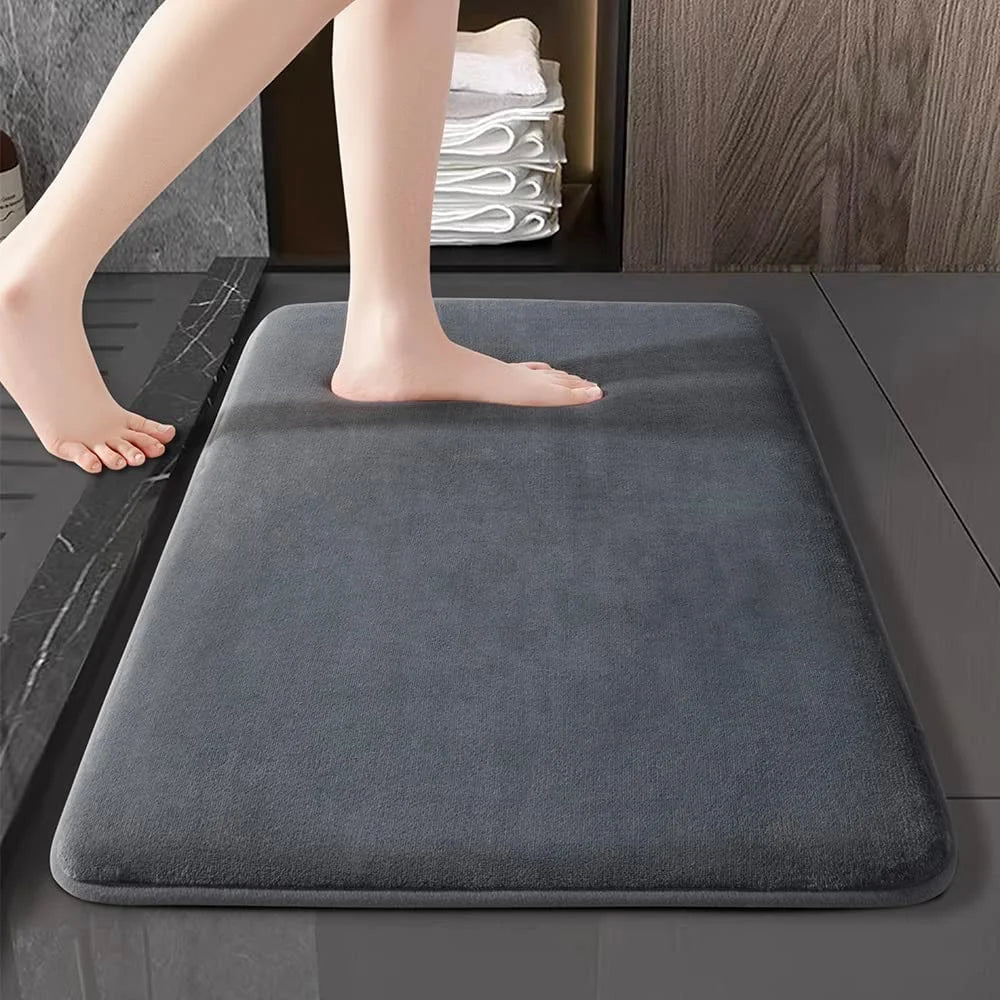 Alfombra super absorbente para baño.